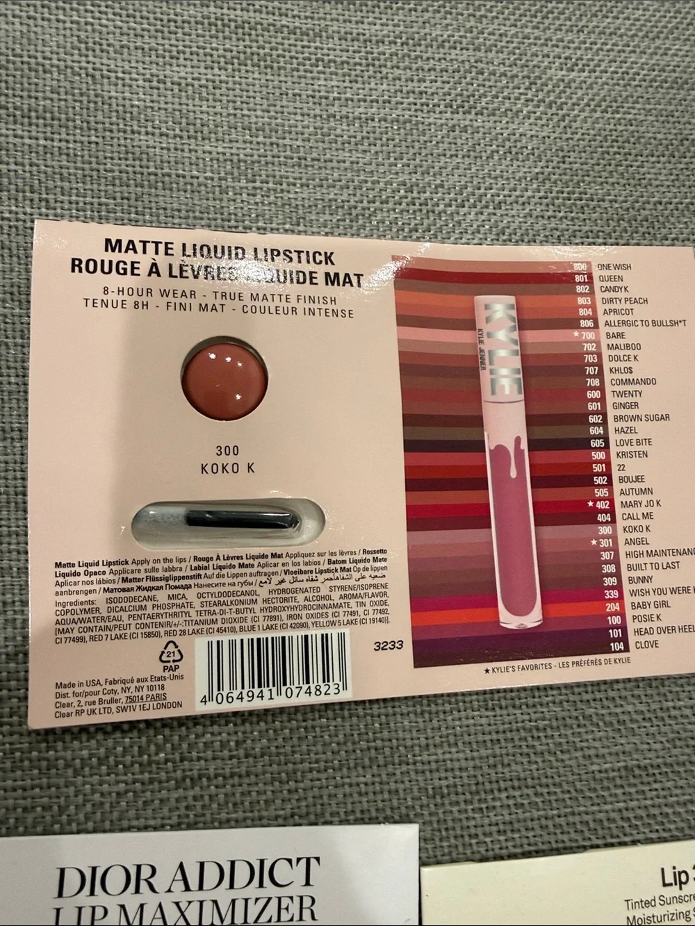 10 pc mixed variety makeup designer lip samples travel size